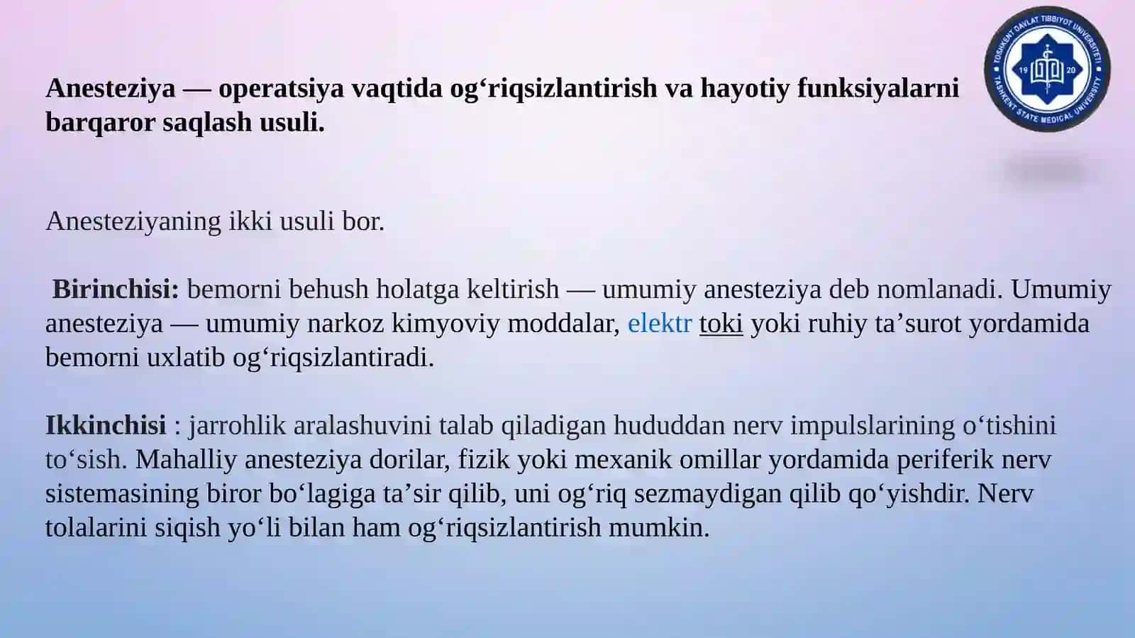 Anesteziyadozalarini sun’iy intellekt (AI) yordamida shaxsiylashtirish 4