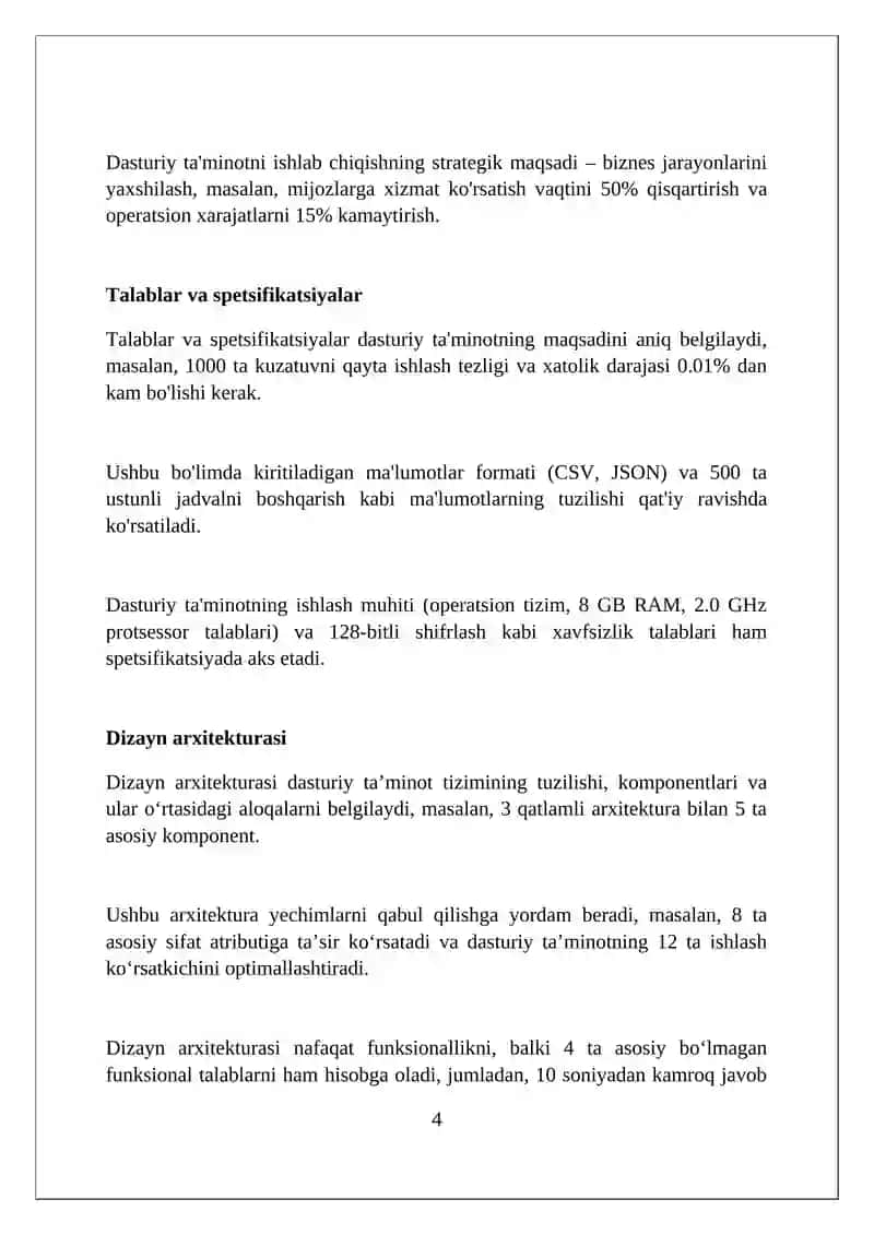 Statistik kuzatishni tashkil etish dasturni ishlab chiqish 4