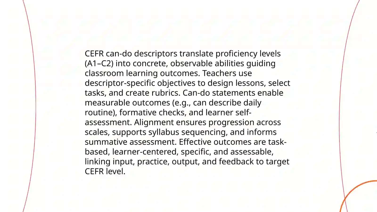 CEFR and Teaching English as a Foreign Language (EFL) 4