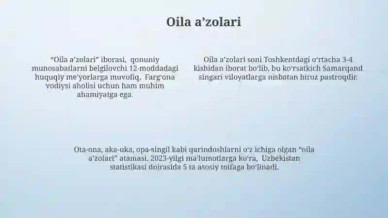 Òzbek tilida sòz - gaplar 4