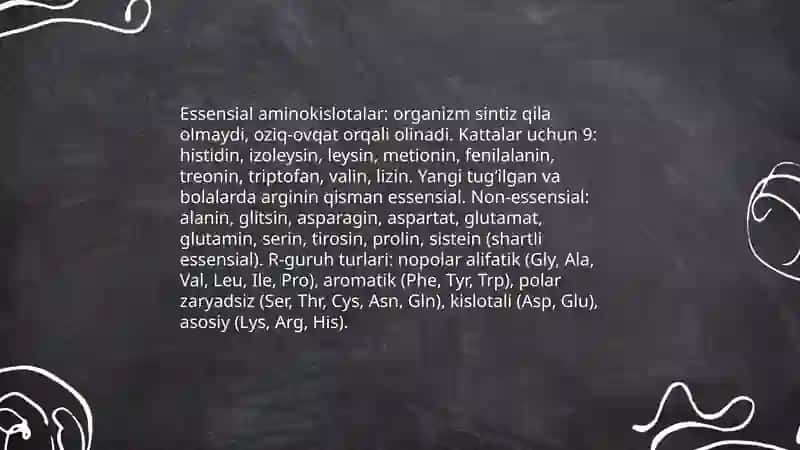 Aminokislotalar 4