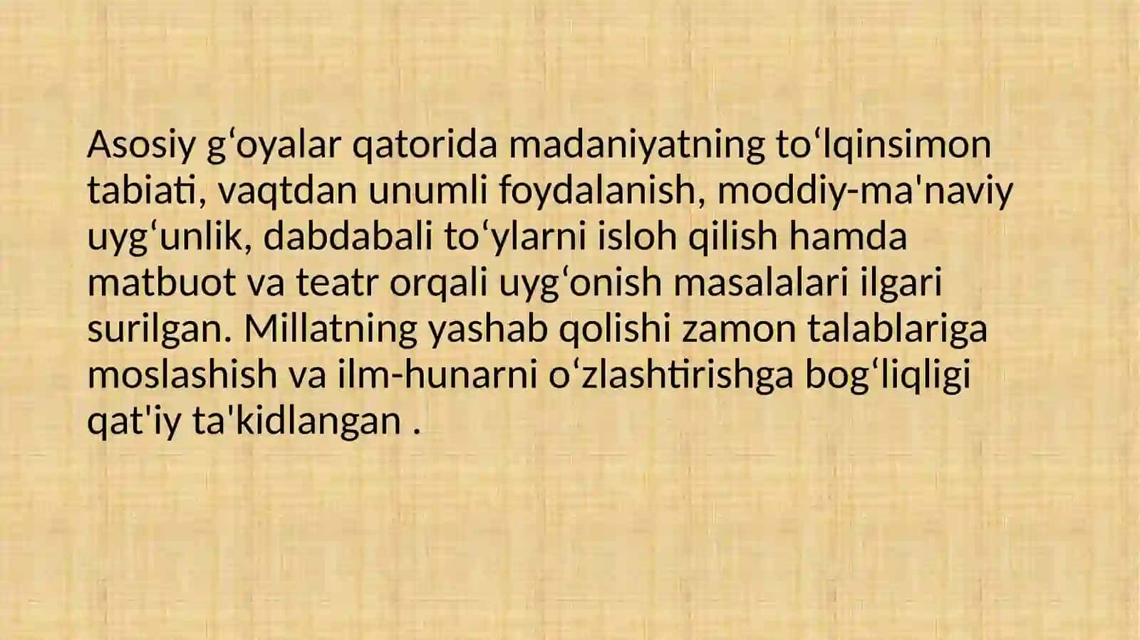 : Avloniyning “Madaniyat to`lqinlari” maqolasi va E. Tofflerning “Uchinchi to`lqin” asarini tahlil etish. 4