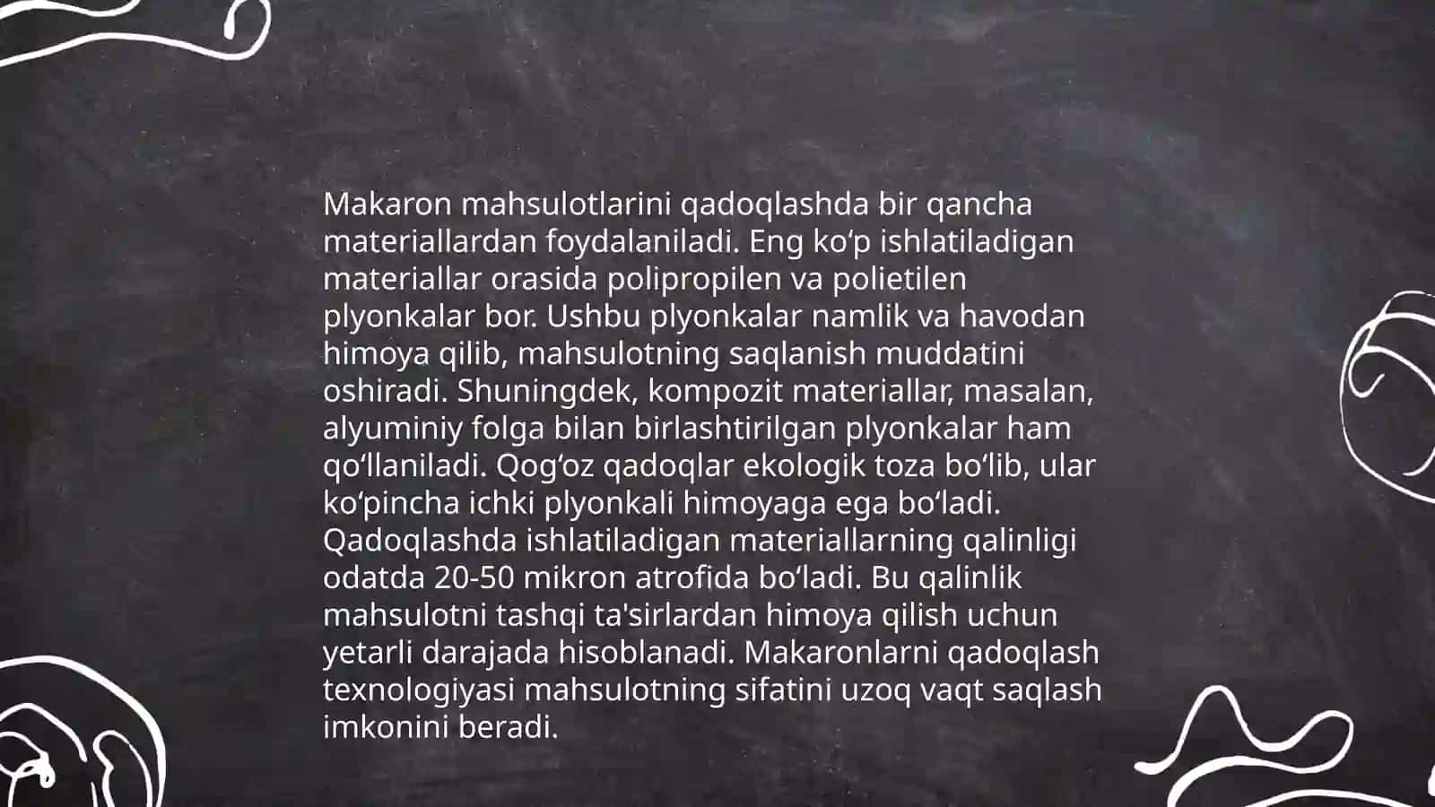 Tayyor makaron mahsulotlarini sovutish,qadoqlash va saqlash 4