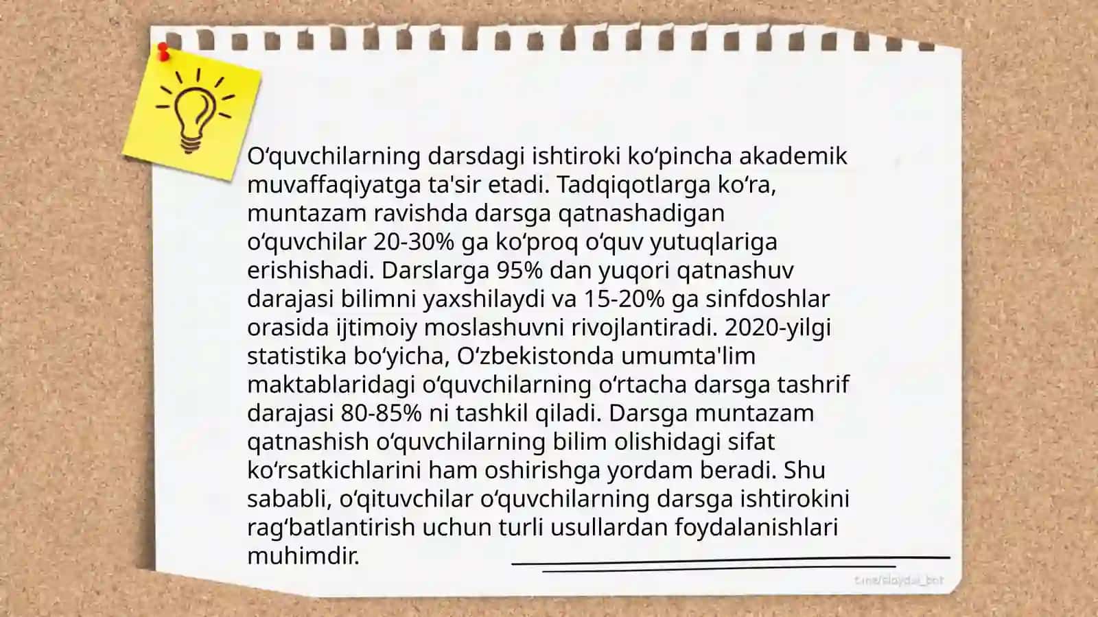 Dars kuzatish va tahlil qilish 4
