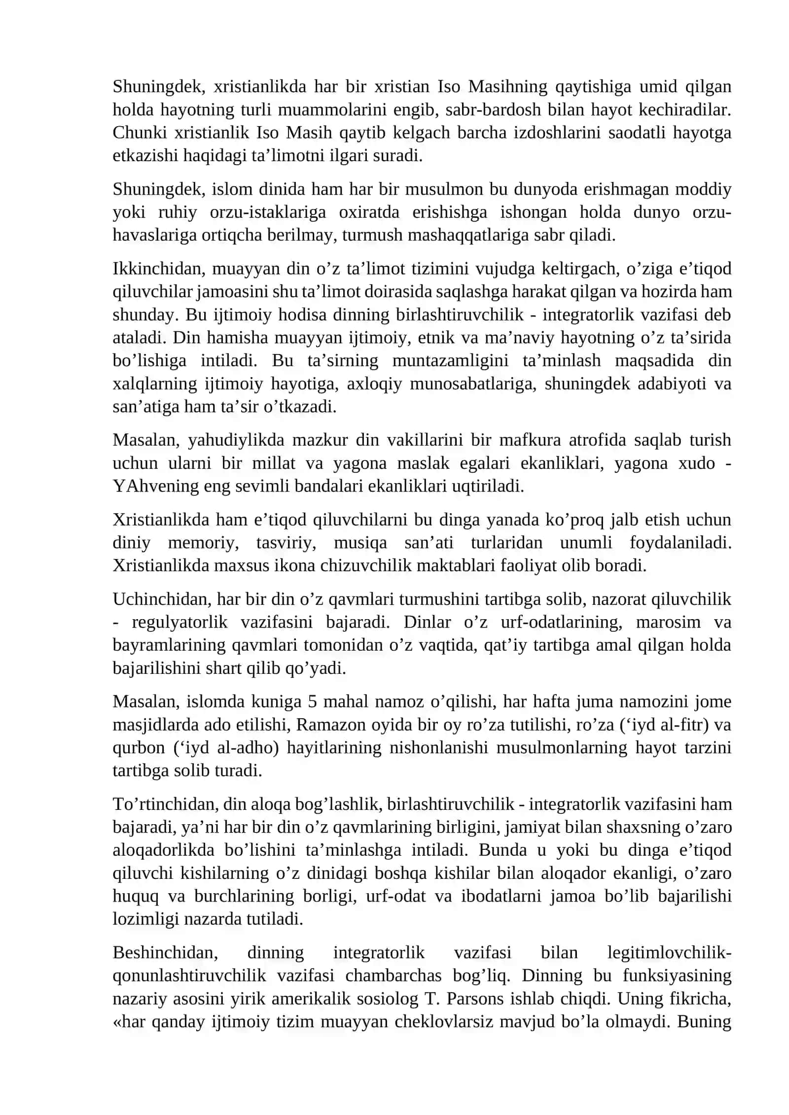 Dinshunoslik fanining predmeti, maqsadi va vazifalari: nazariy-uslubiy asoslari va jamiyatdagi o‘rni 4