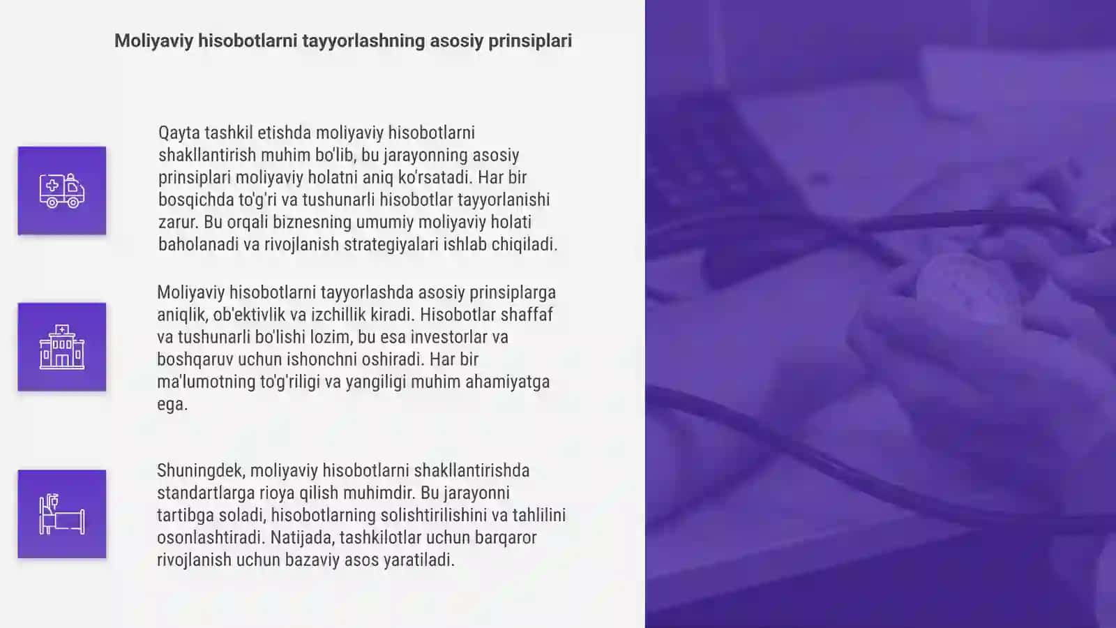Qayta tashkil etishni amalga oshirishda moliyaviy hisobotni shakilantirish 4