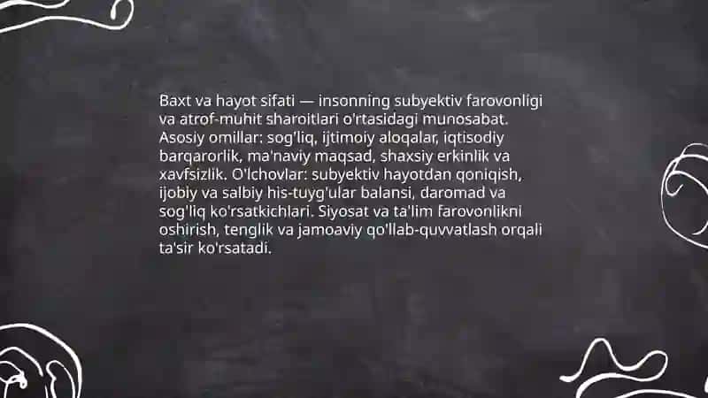 Hayot falsafasi 4