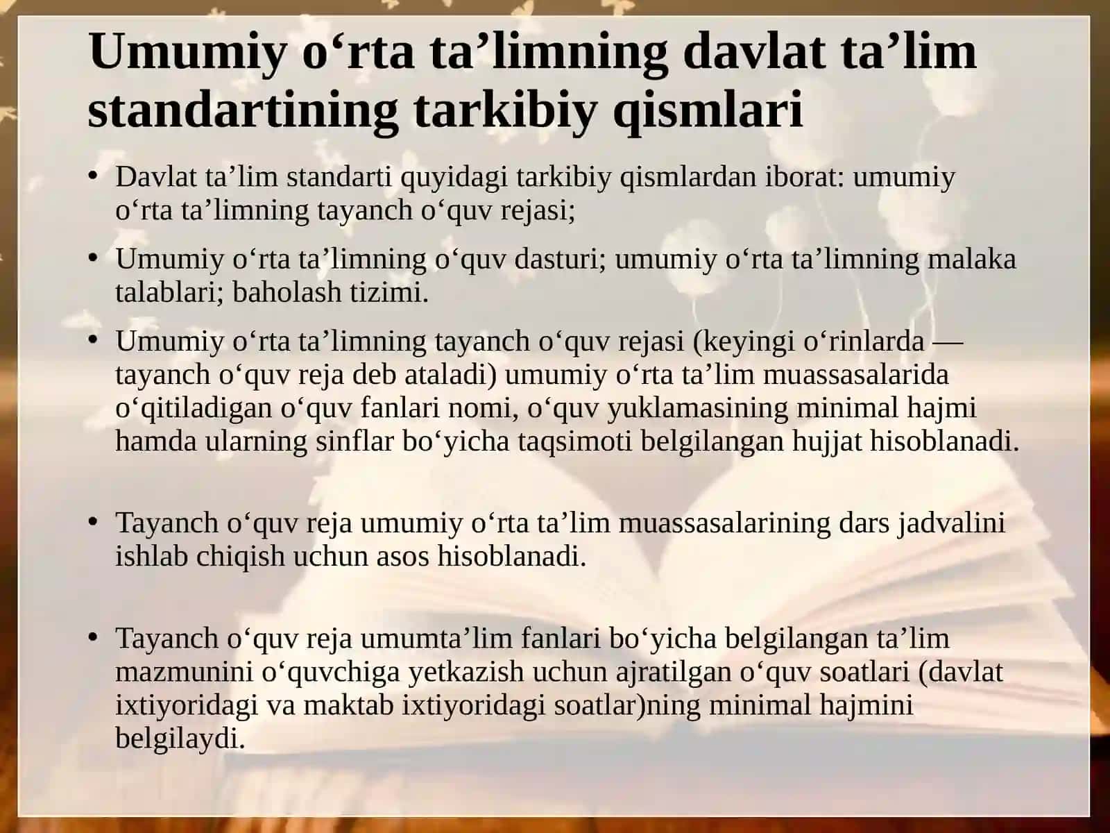 Boshlang‘ich sinflarda matematikadan DTS va milliy o’quv dasturi tahlili 4