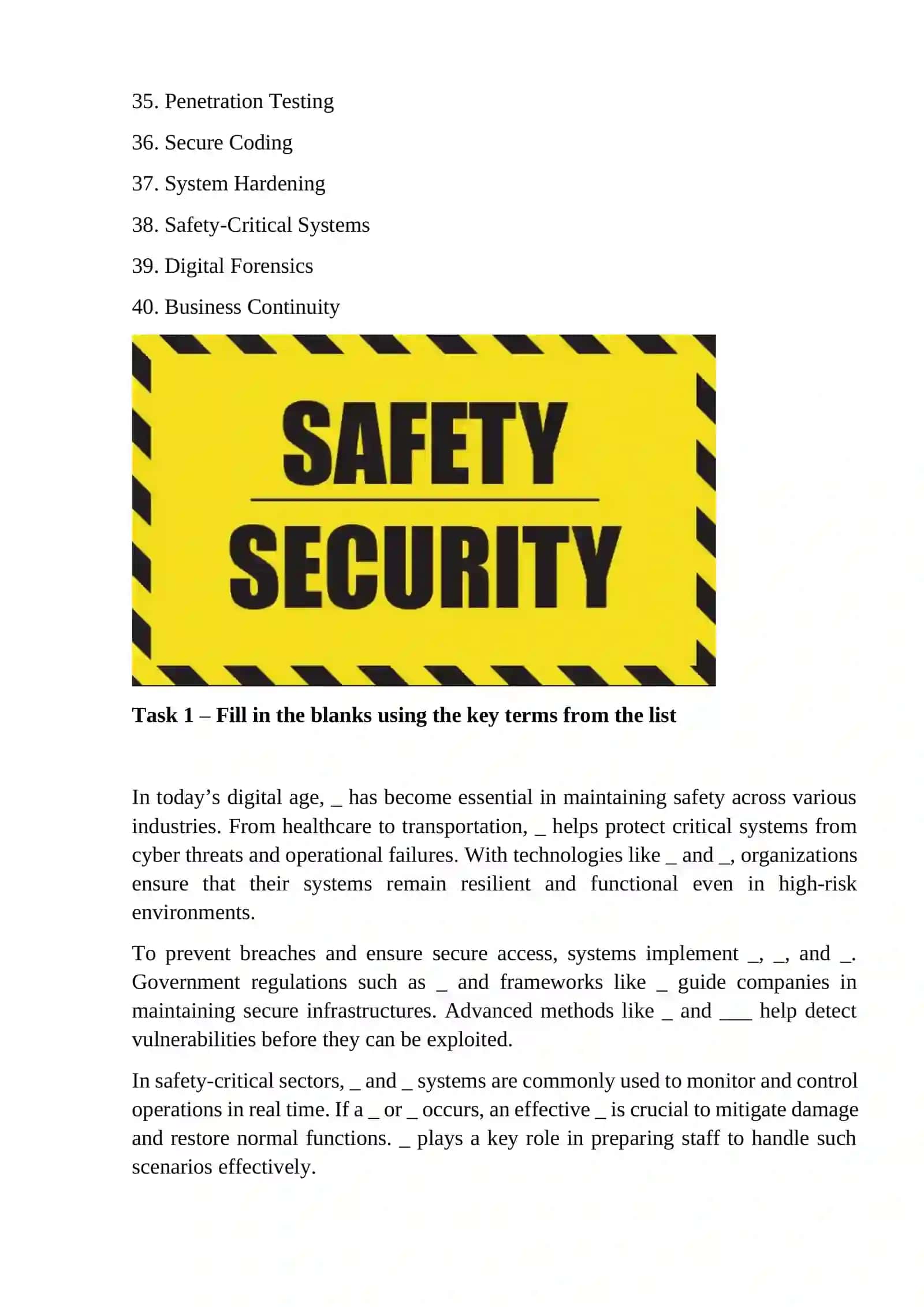 IT Security in Safety.self stady 4