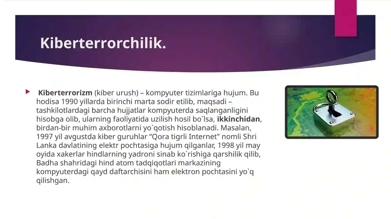 Kiber makonda diniy e`tiqod targ`ibotining ijtimoiy xavfi 4