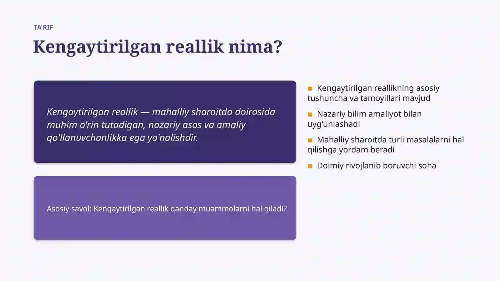 Kengaytirilgan reallik 4