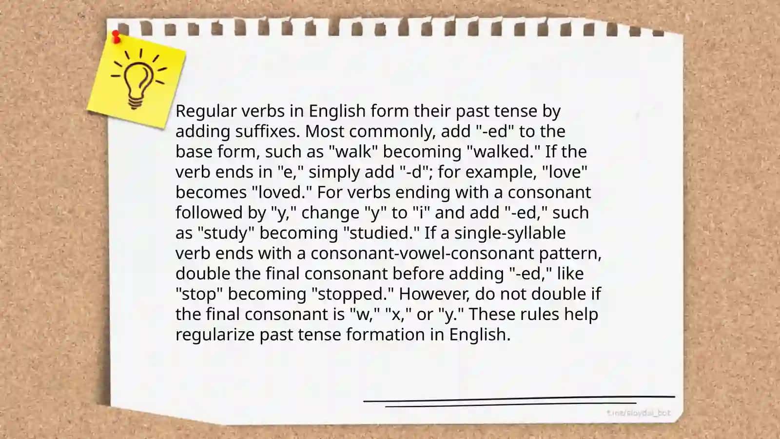 Regular I rregular verbs 4