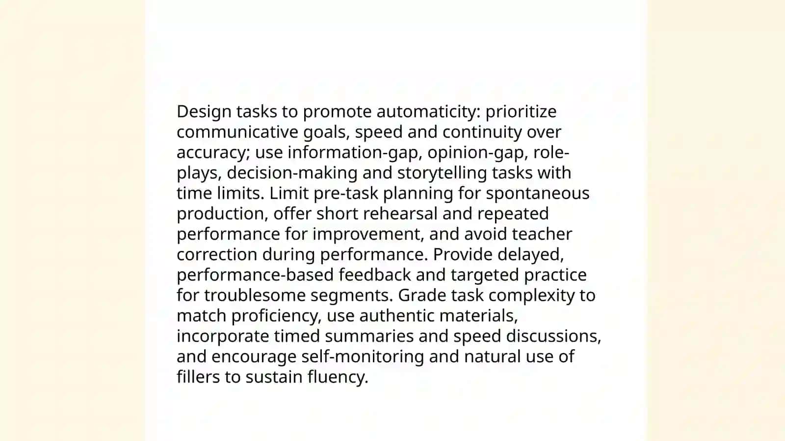 Designing activities for particular language skill 4