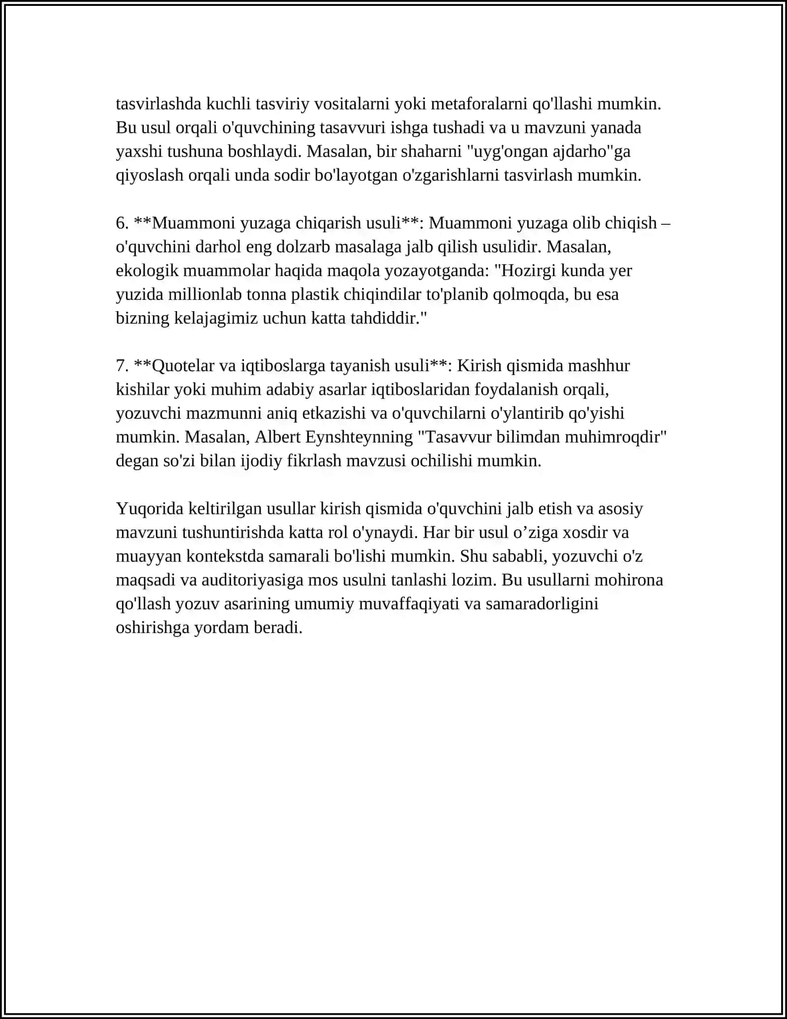 TARJIMAYI HOL TILXAT VA TUSHUNTIRISH XATI HISOBOT YOZISH 4