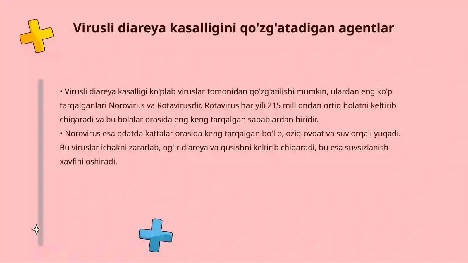 Virusli diareya kasaliging qoʻzgʻatuvchising klasifikatsiyasi pataginezi labaratoryasi 4