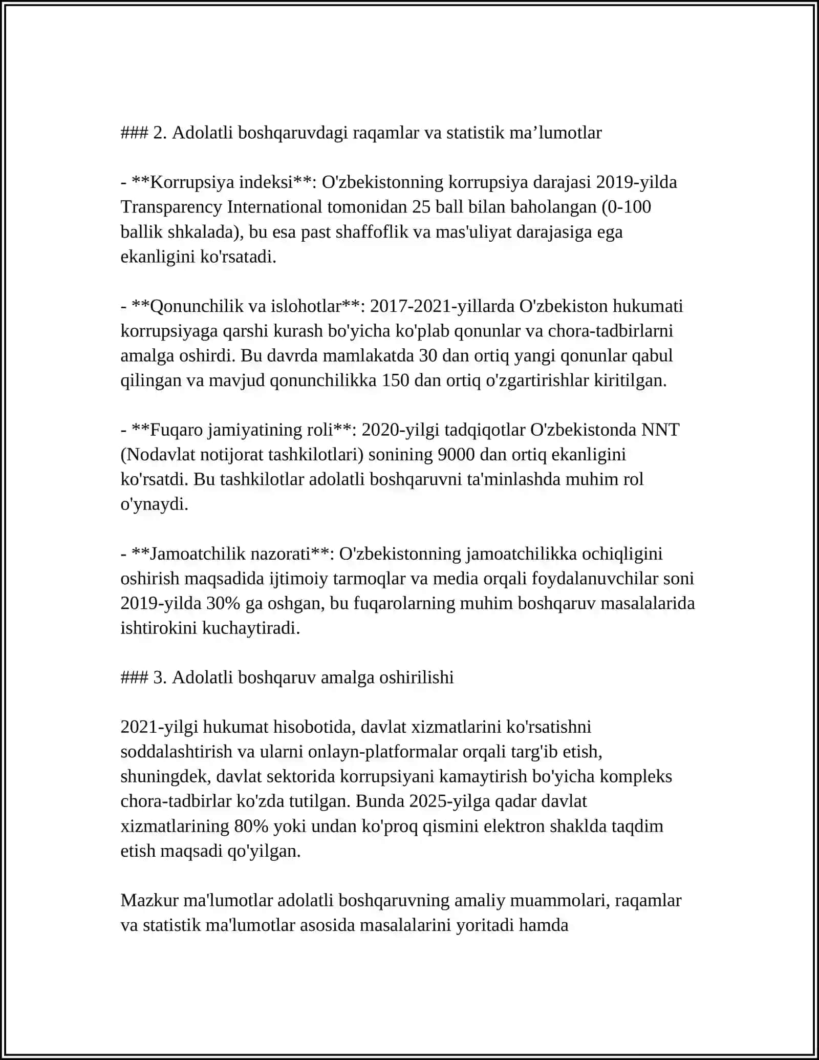 BIZ DAVLATNI ROSULULLOHNING KO'RSATMALARIGA ASOSAN BOSHQARISHIMIZ KERAK 4