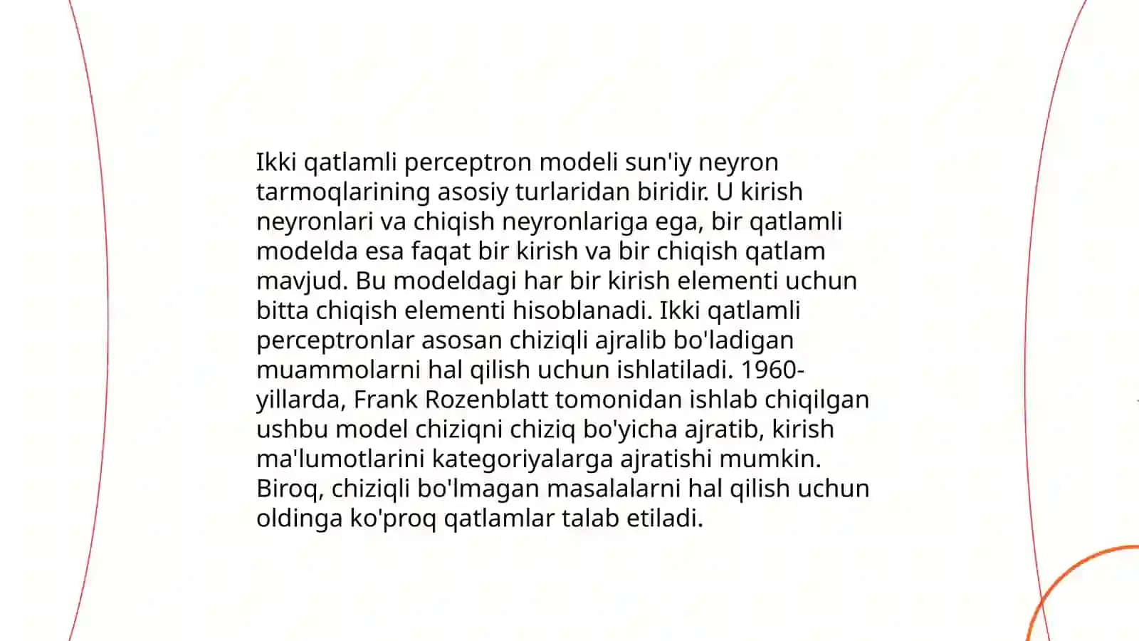 Sun'iy neyron tarmoqlari 4