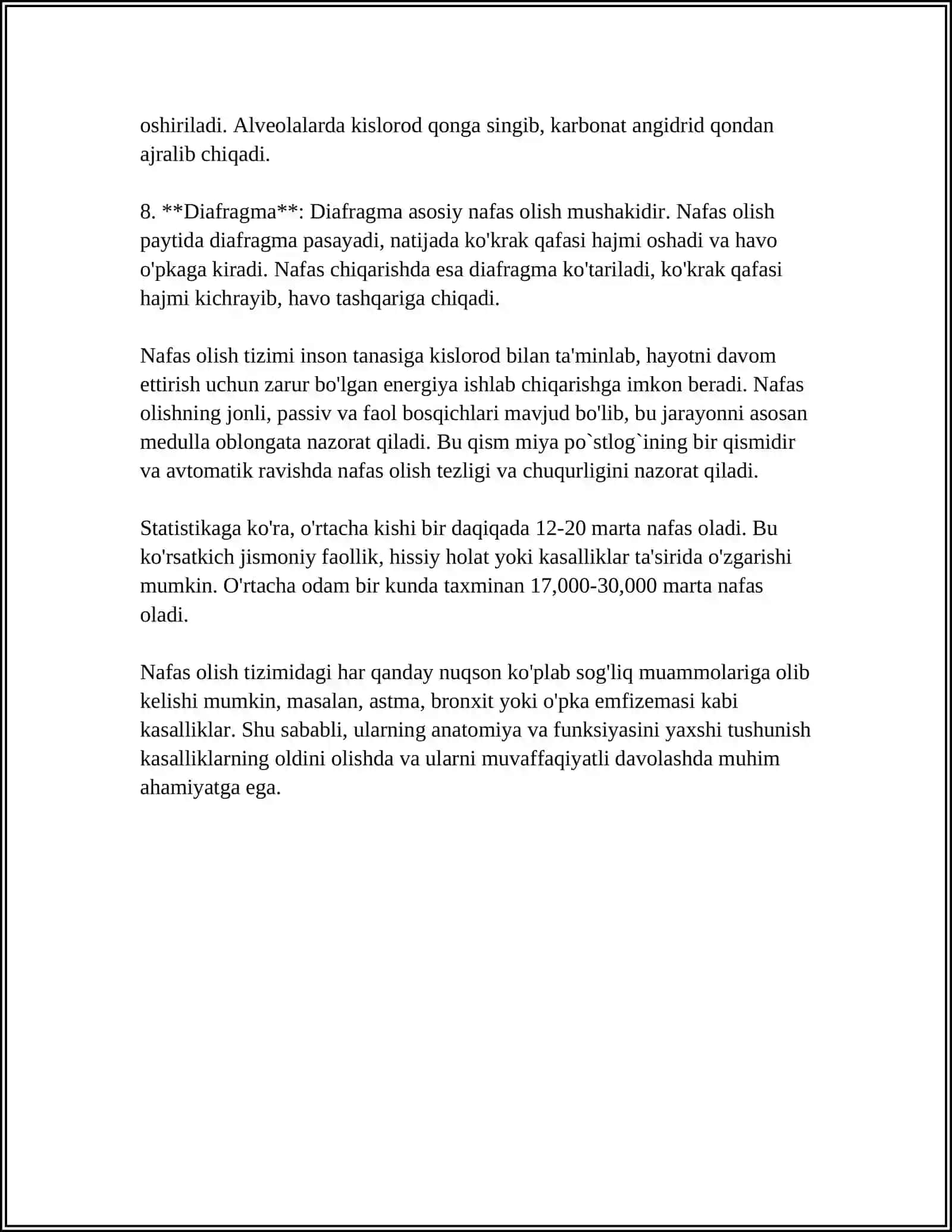 Nafas Olish Tizimi Anatomiyasi 4