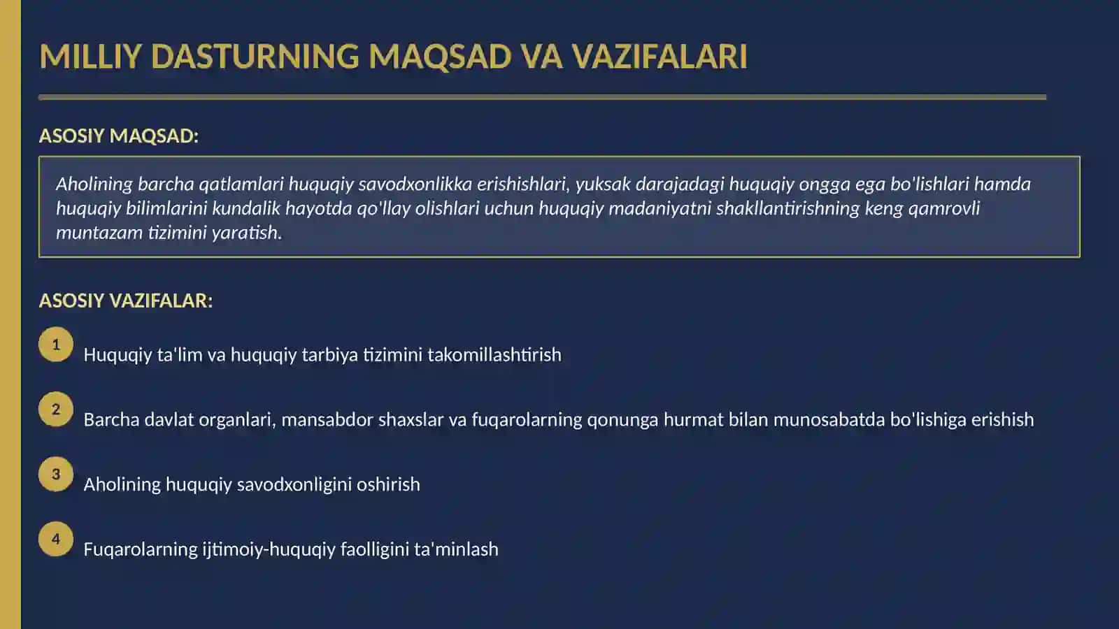 Jamiyatda huquqiy madaniyatni rivojlantirish milliy dasturi 4