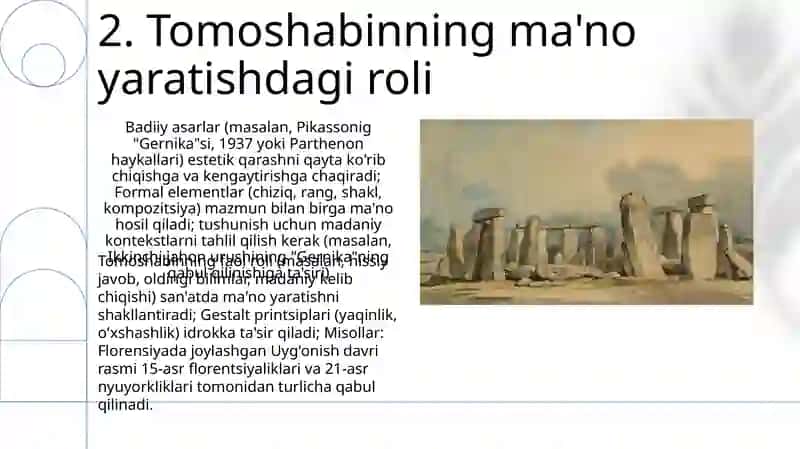Dunyoni estetik idrok etishda badiiy asarlarning ahamiyati 4