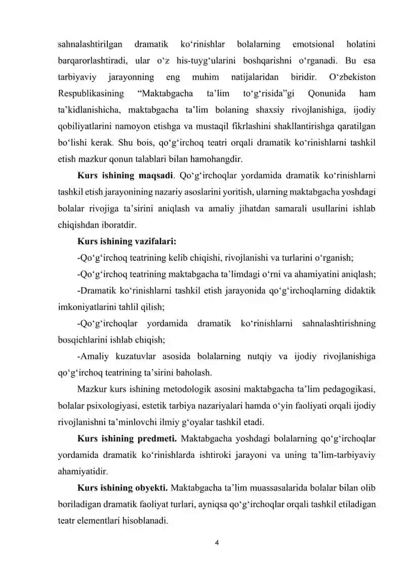 Qoʻgʻirchoqlar yordamida drammatik koʻrinishlar 4