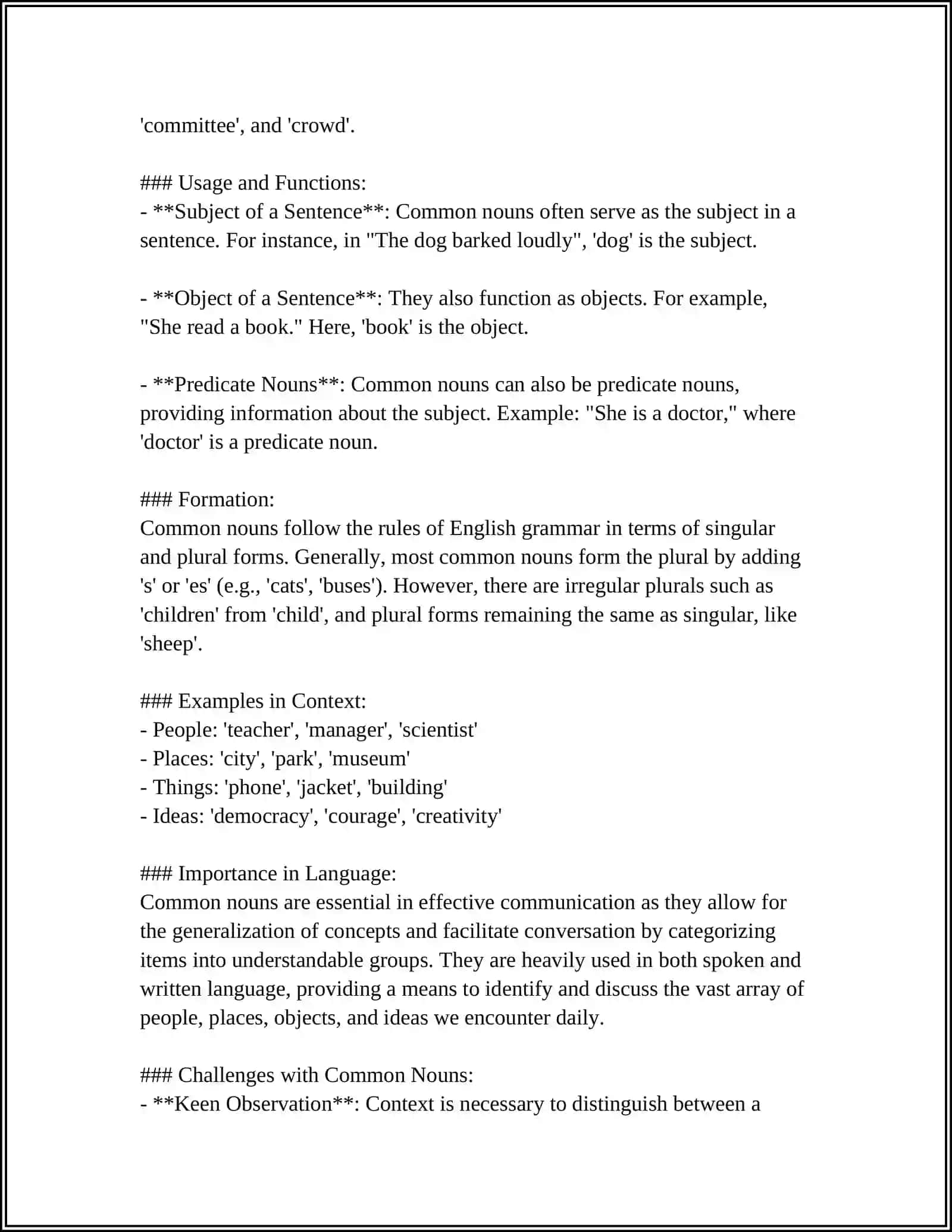 TYPES OF NOUNS AND PRONOUNS 4