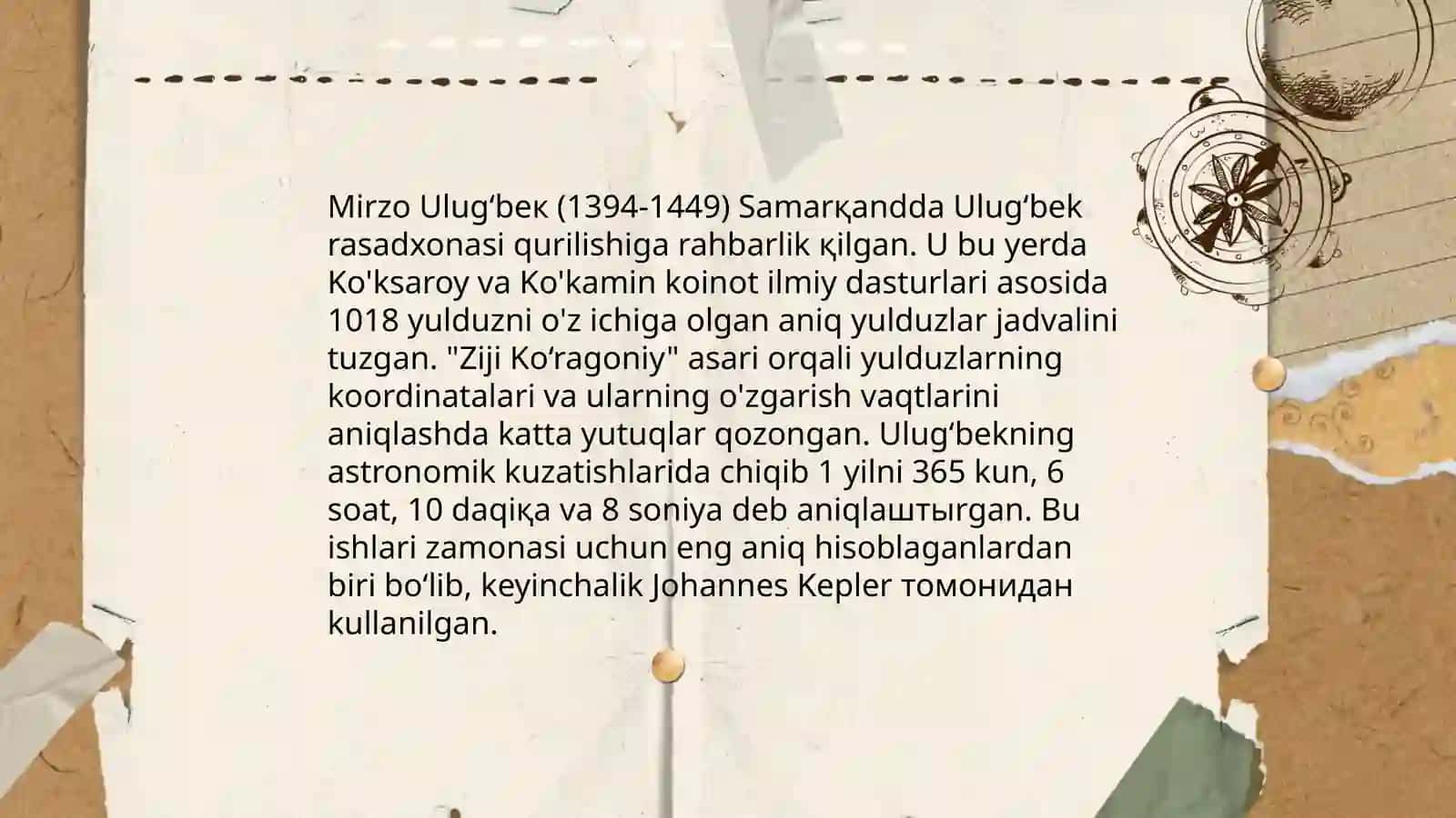 Mirzo Ulug‘bekning hayoti 4
