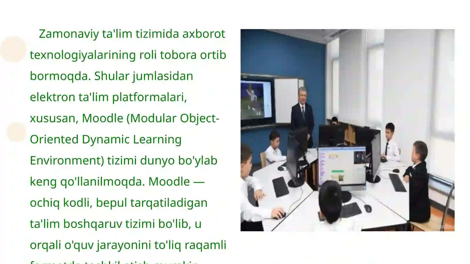 Moodle tizimida o‘qituvchi vakolatlarini o‘zgartirish. 4