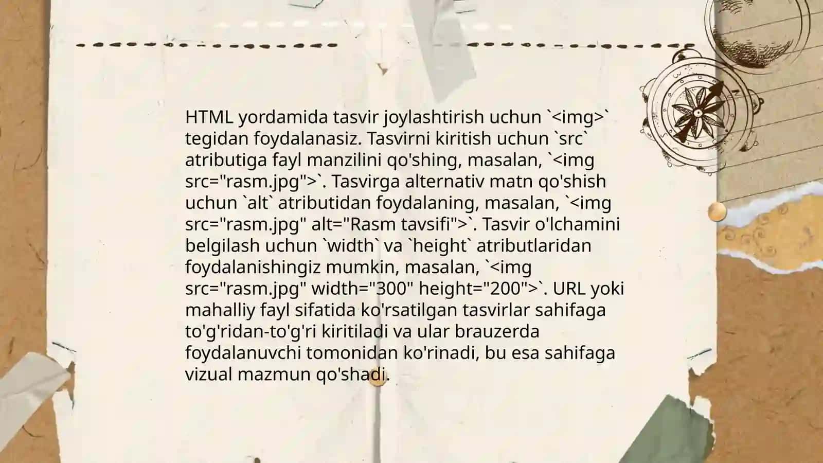 Web-sahifada tasvir joylashtirish 4