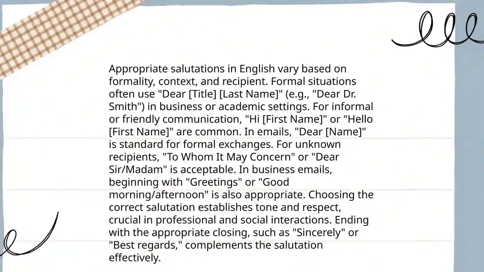 Formal Letters and Emails 4