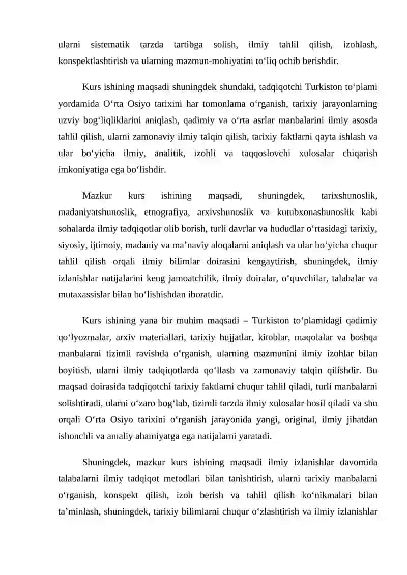 Turkiston to’plami va uning O’rta Osiyoni o’rganishdagi ahamiyati 4