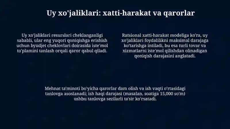 Mikroiqtisodiyotning iqtisodiy sub'ektlari 4