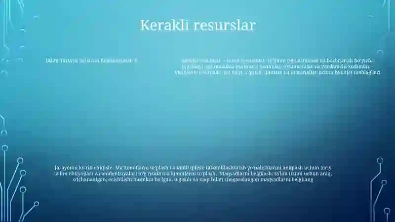 Talim Tarbiya Ishlarini Rejalashtirish B 4