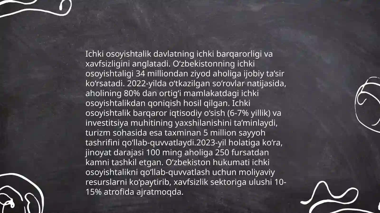 Tinch va hotirjam yashash baxti 4