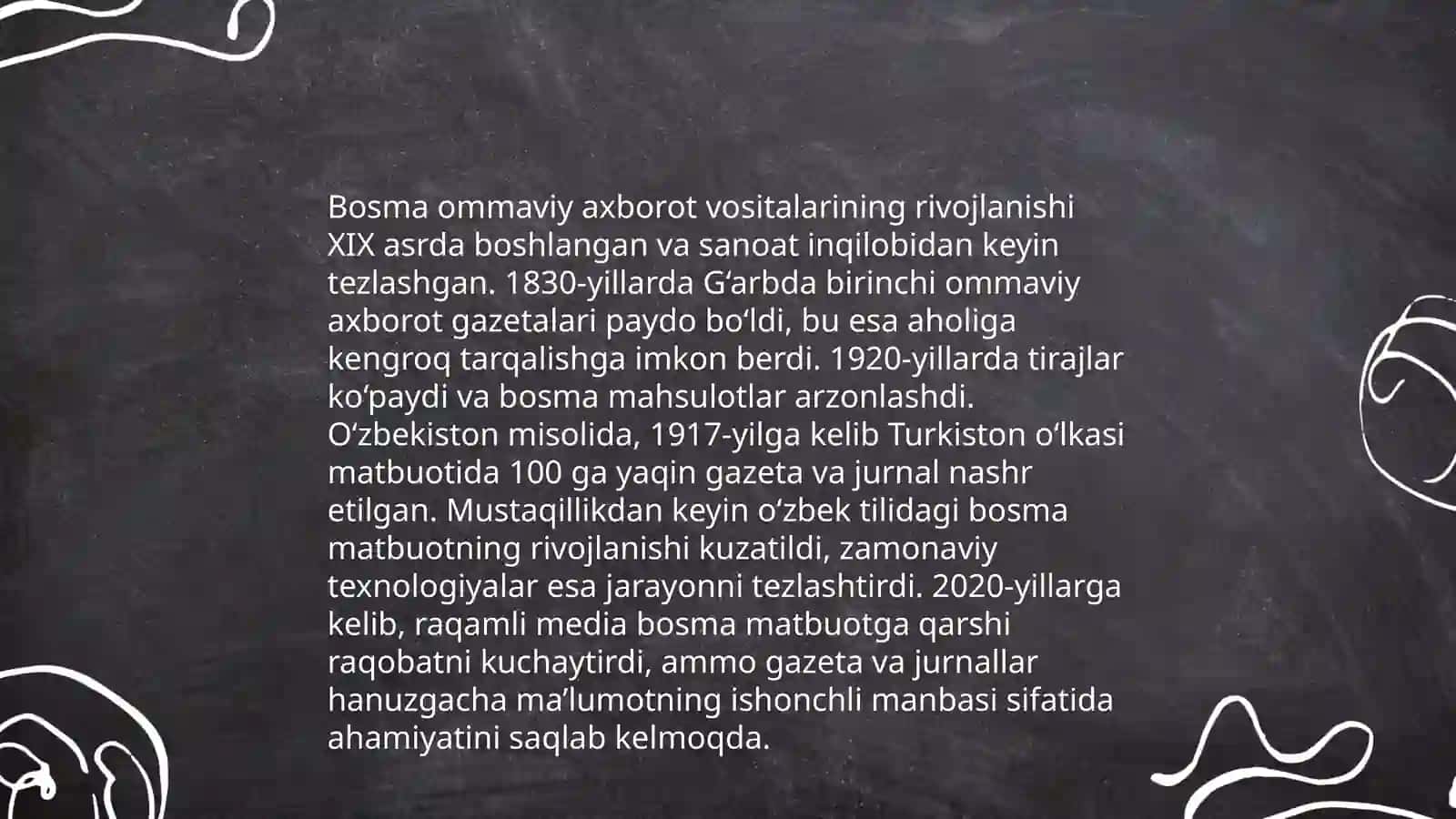 Dunyo noshirlik tizimi tarixi 4