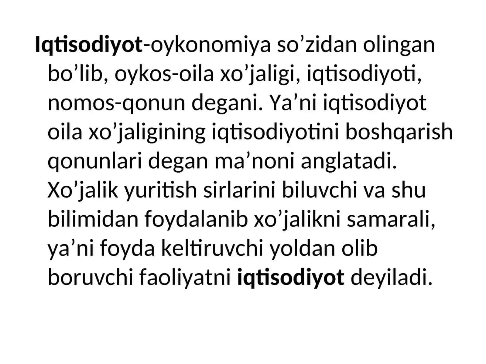 Ma'naviyat va Iqtisodiyotning Munosabati 4