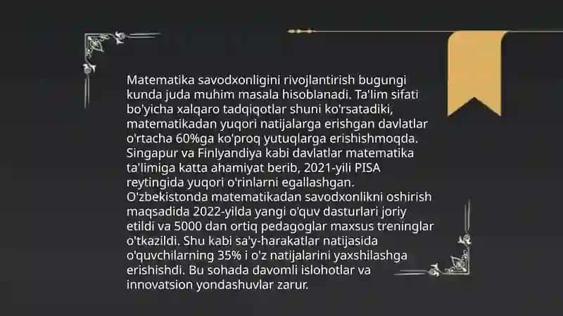Boshlang'ich sinf matematika darslarida mantiqiy fikirlashni rivojlantirish fanining didaktik tamoyillari 4