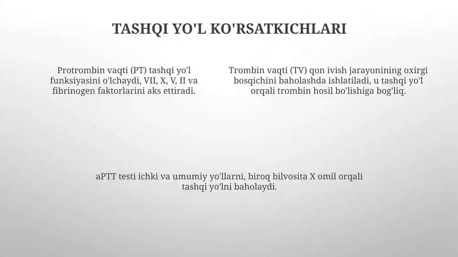 Gipokoagulyatsiya koʻrsatkichlari 4
