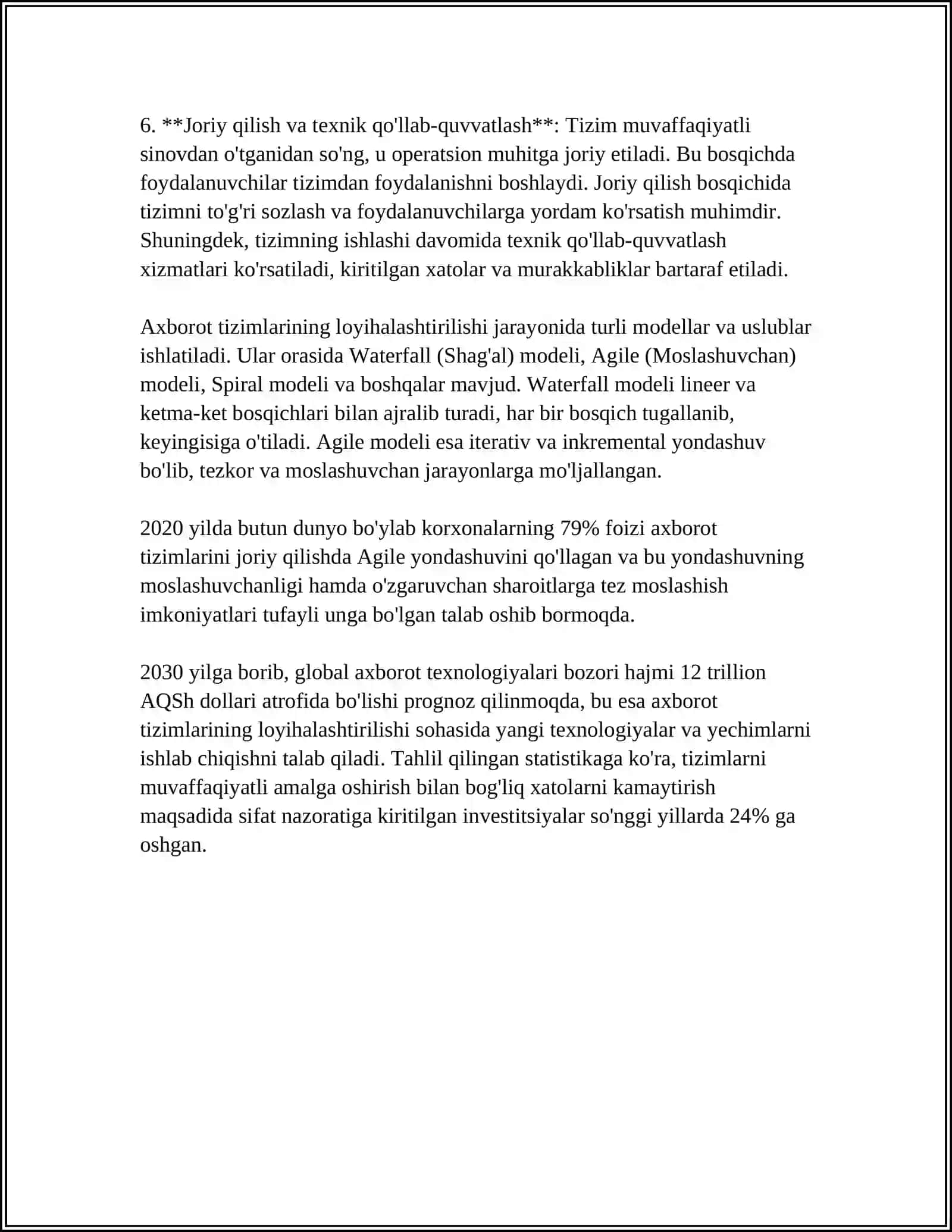 SOHA IDORALARINING AXBOROT TIZIMLARI 4