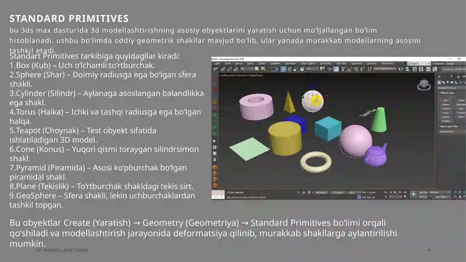 3d modellashtirish 4