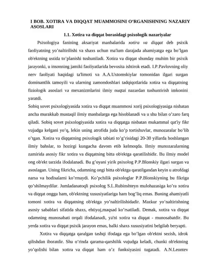 BOSHLANG’İCH SİNF O’QUVCHİLARI XOTIRA VA DIQQAT XUSUSIYATLARI TADQIQI 4
