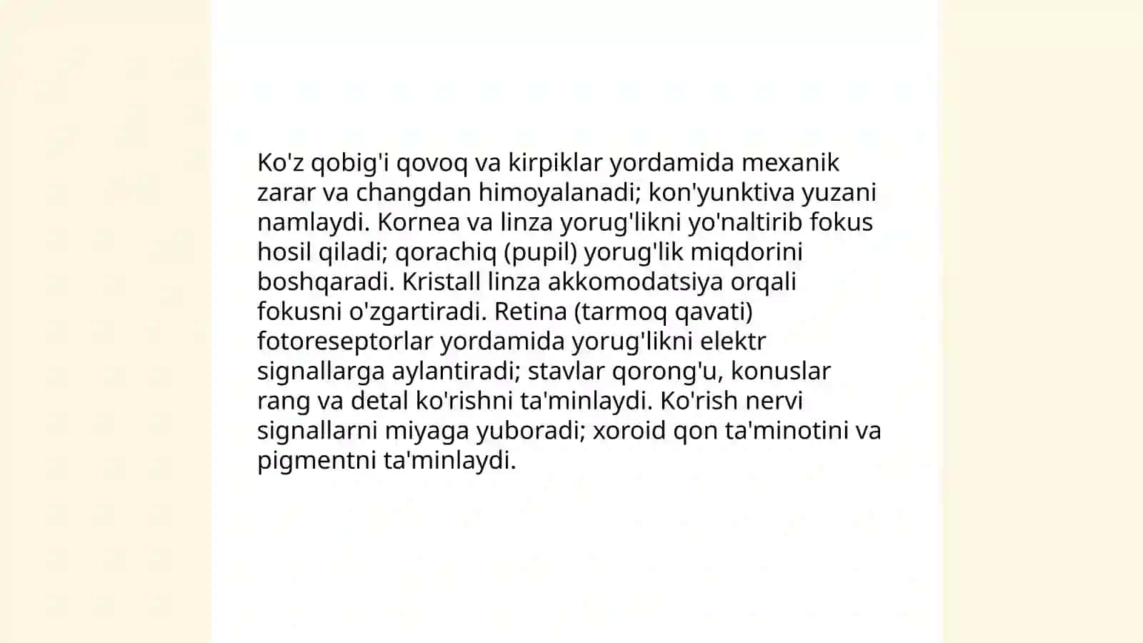 Inson sezgi orgonlari 4