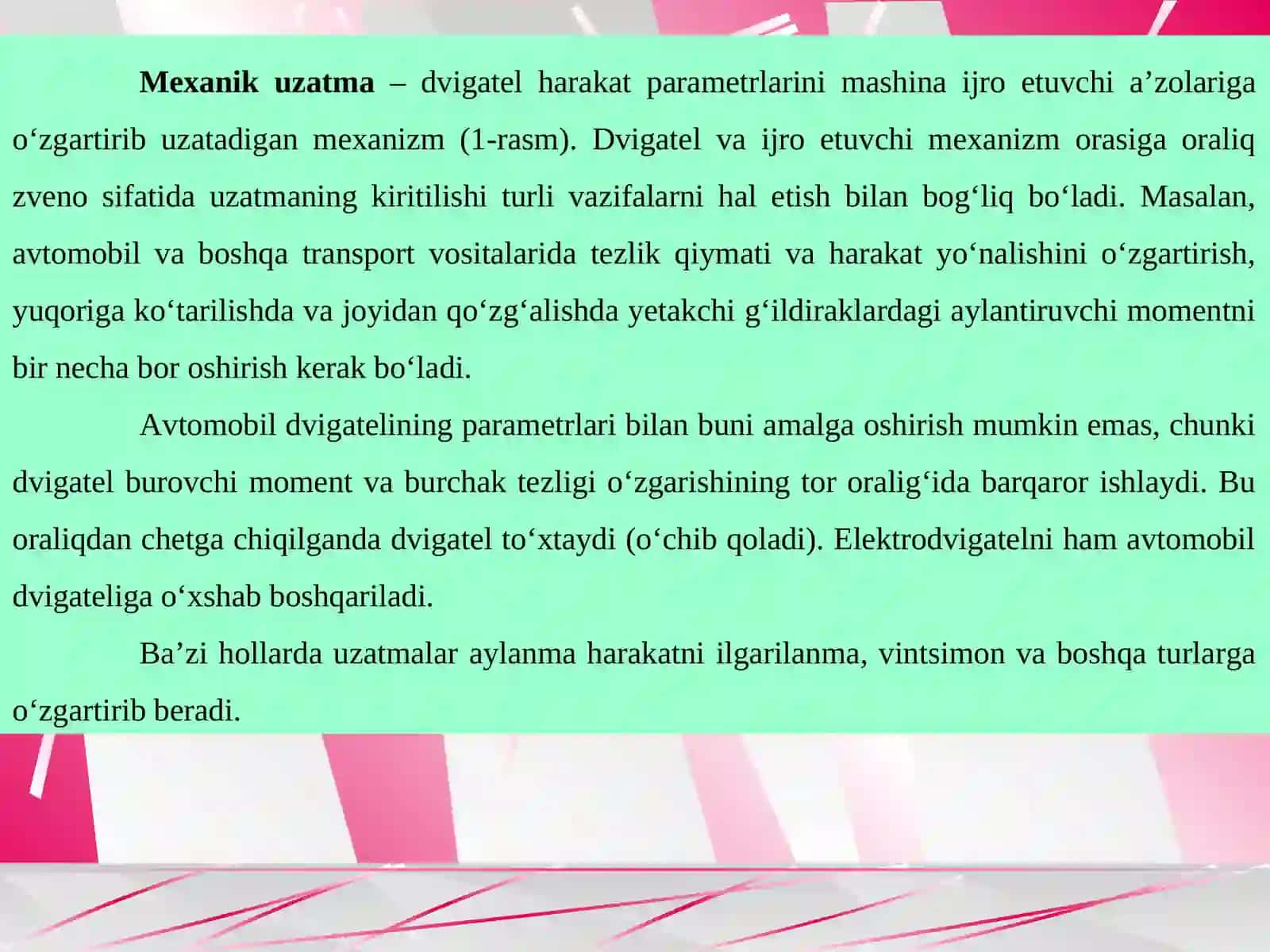 Konussimon tishli uzatmalar 4