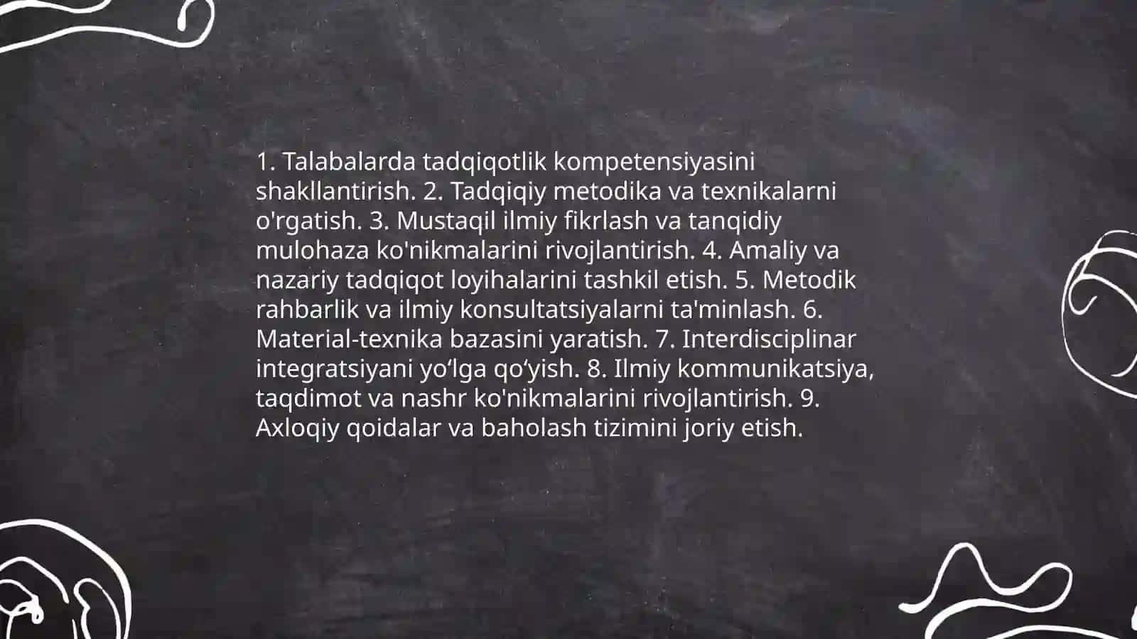Talabalarning tadqiqiy faoliyatini tashkil etishning maqsad va vazifalari 4