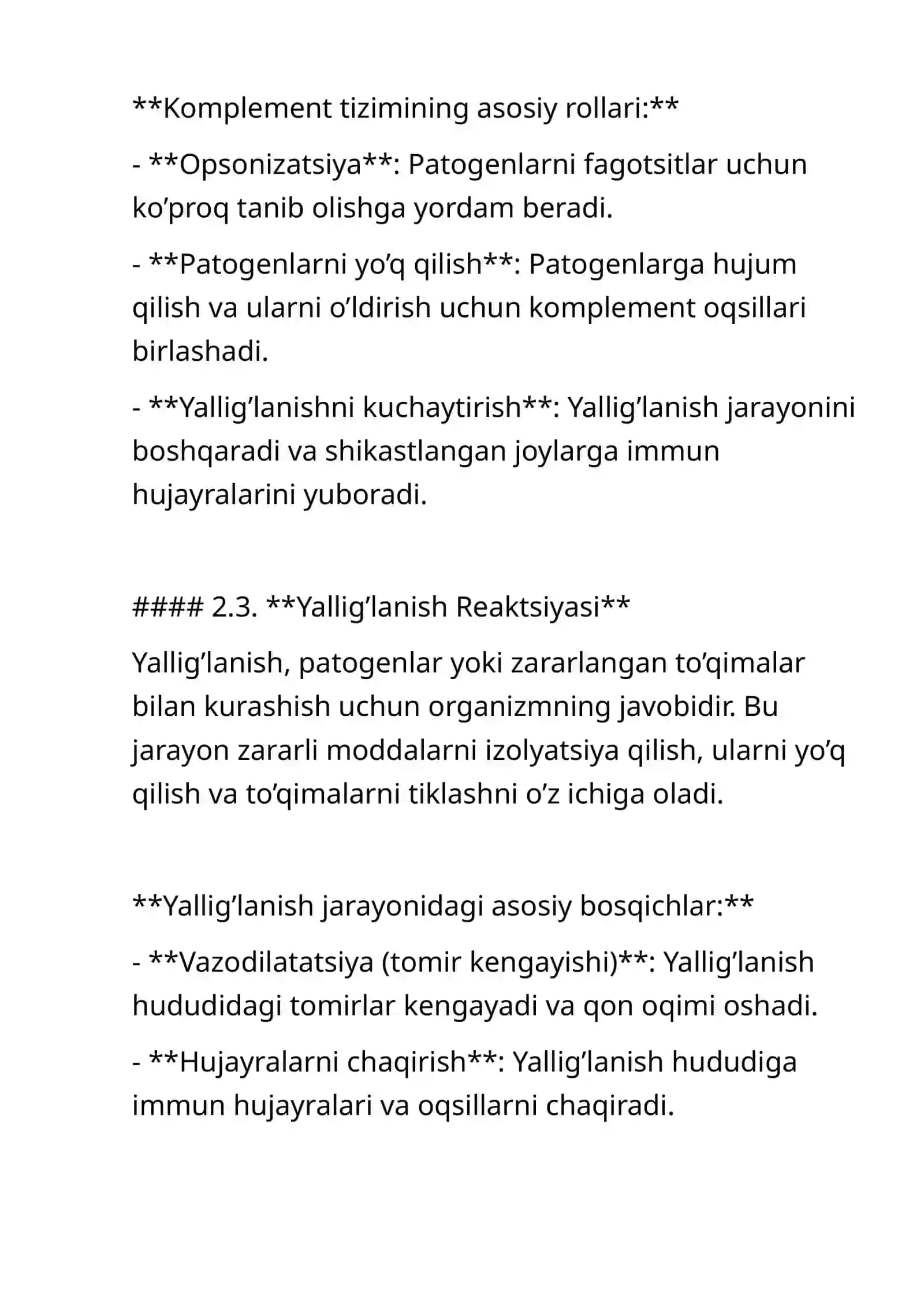 O’smadan muhofazalanishning immunologik mexanizmlari 4