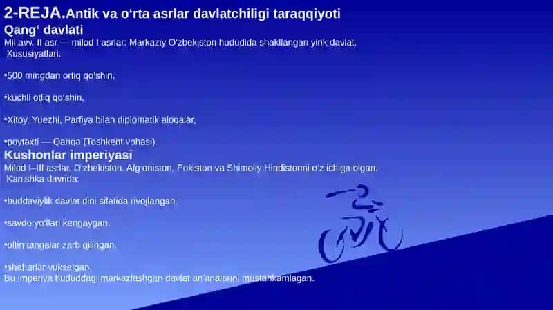 O’zbekistonning davlatchilik tarixi (Eng qadimgi davirdan 16 asr davlatchiligi) 4