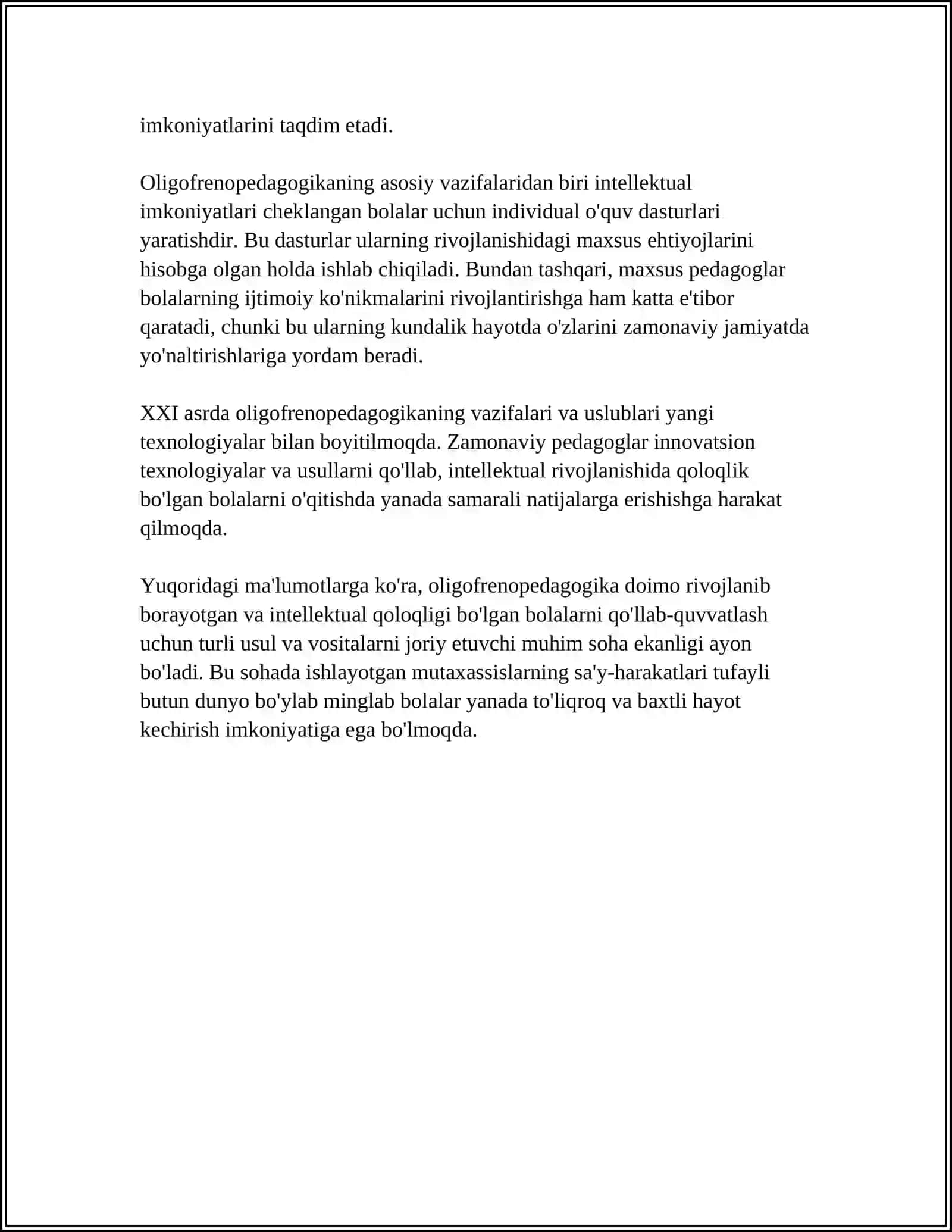 OLIGOFRENOPEDAGOGIKA FANINING MAQSAD VA VAZIFLALARI 4