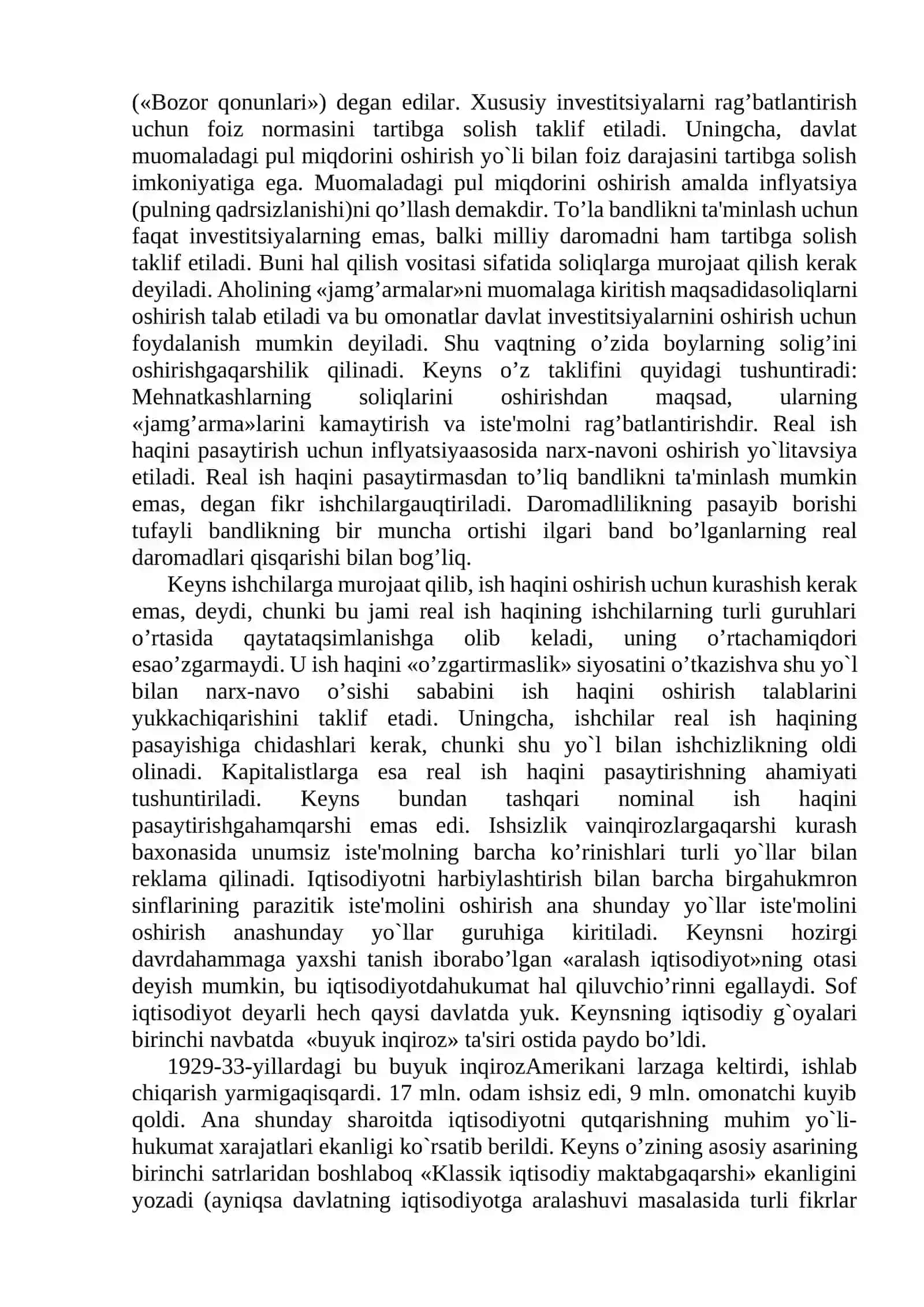 KEYNS TА’LIMOTI VА YАNGI KEYNSCHILIK 4