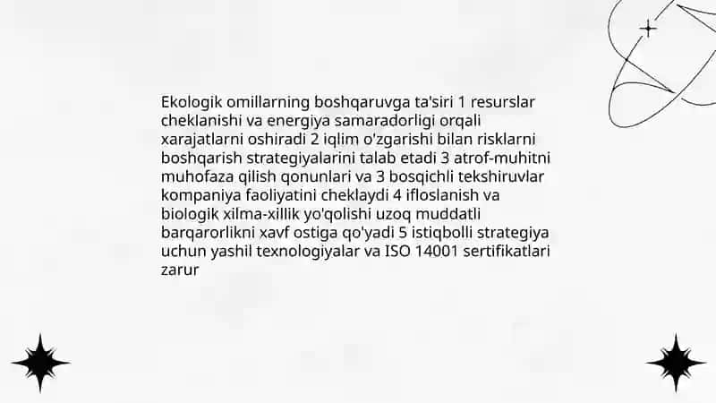 Boshqaruvning ekologik, psixologik xususiyatlari 4