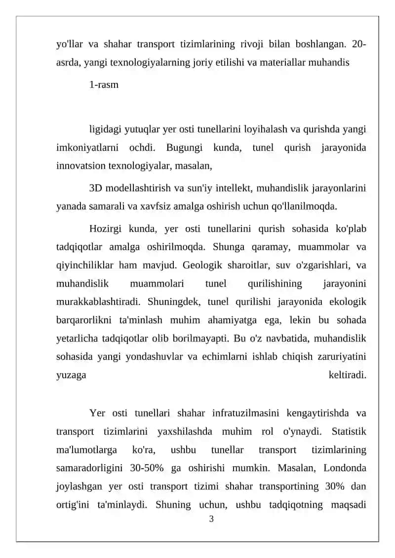 Yer osti tunellari qurilishi 4